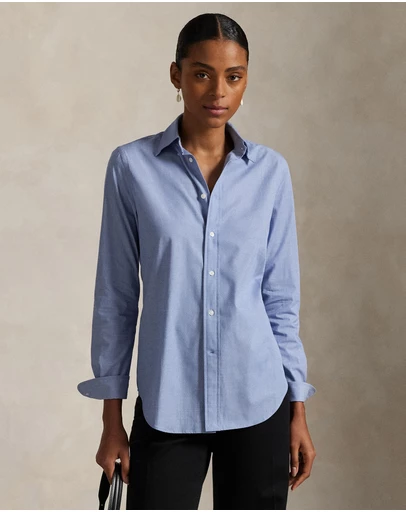 Polo Ralph Lauren - End-On-End Stretch Slim Fit Cotton Shirt - ICONIC EXCLUSIVE