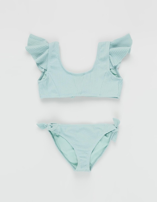 Duskii - Aya Frill Bikini Set - Teens