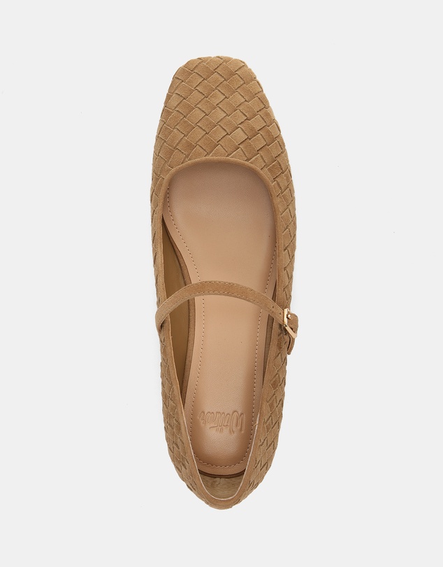 Wittner - Annie Woven Suede Leather Mary Janes