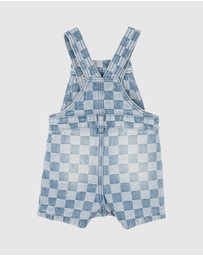 Bebe by Minihaha - The Waterhole Check Denim Overall