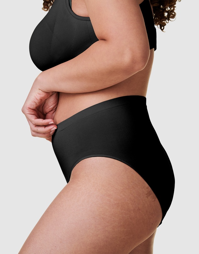 Bravado - Recycled Nylon, Cotton & Modal High Waist Seamless Brief