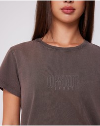 Upstate - Urban Box Tee - Washed Ground Coffee