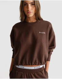 Decjuba - D-Luxe Logo Crop Sweat