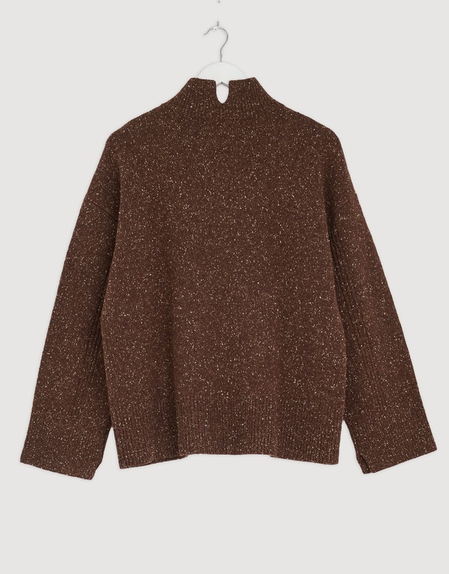Revibe - Repaired Minima Esenciales Rae Merino Wool Silk Blend Jumper - AU 8