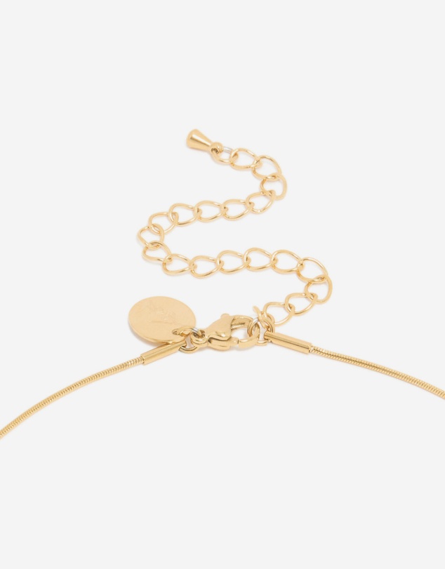 Lovisa - Waterproof Gold Plated Stainless Steel Open Oval Pendant Necklace