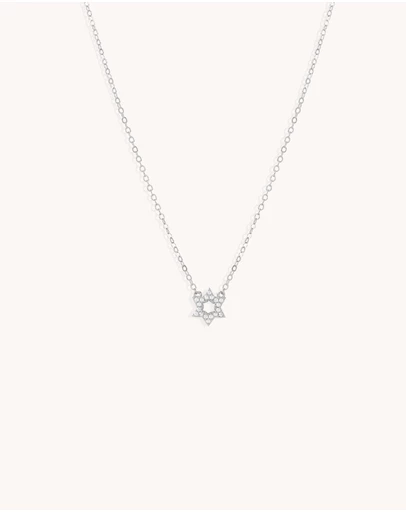 Bianc - Small CZ Star of David Necklace
