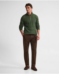 Oxford - Ryan Zip Neck Knit
