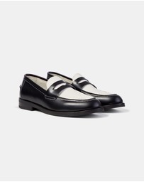 Duke + Dexter - Wilde Black + White Penny Loafer - Men's