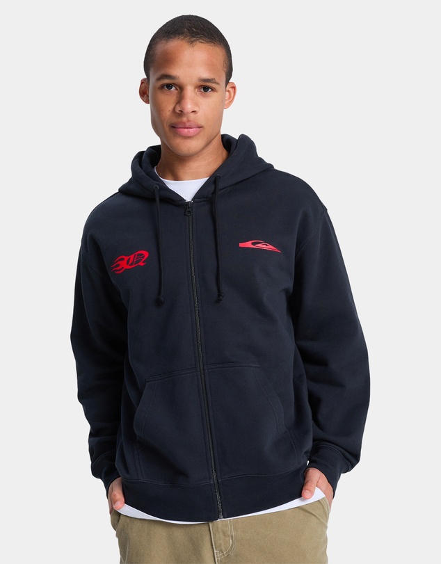 Quiksilver - Mens Mercury Trident Zip Up Hoodie