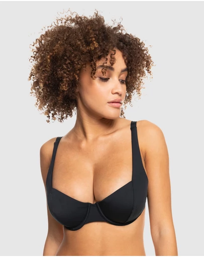 Roxy - Womens Beach Classics D-Cup Underwired Bikini Top