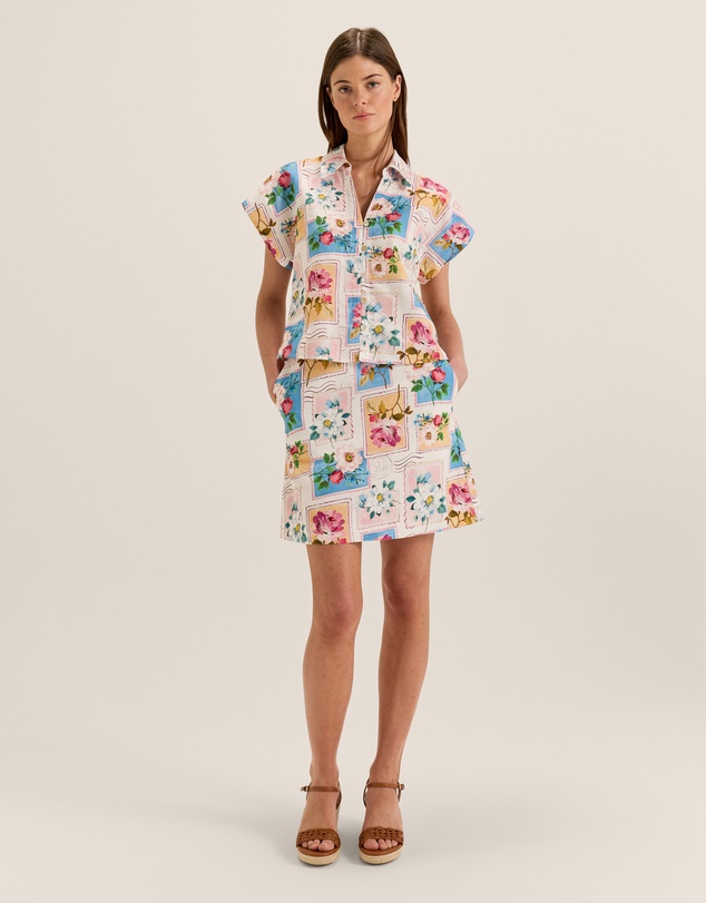 Review - Postcards Crop Shirt