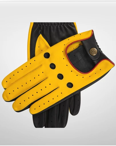 DENTS - Touchscreen Three Colour Leather Driving Gloves