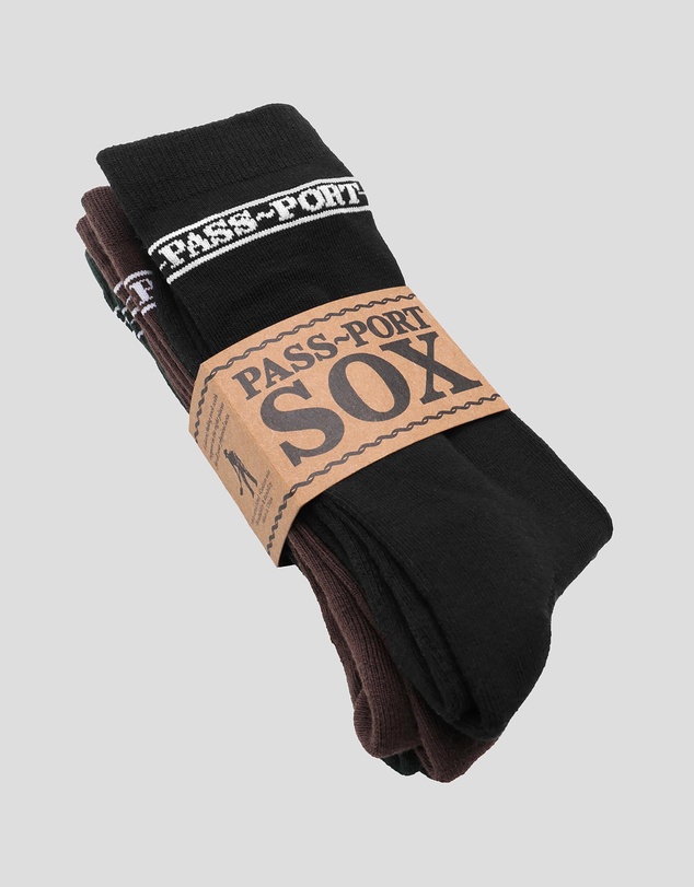PASS~PORT - Hi Sox 3 Pack