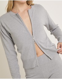 Alice In The Eve - Isadora Double Zip Knit Cardi