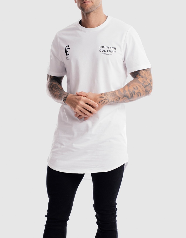 Counter Culture - Classify Curved Hem Tee