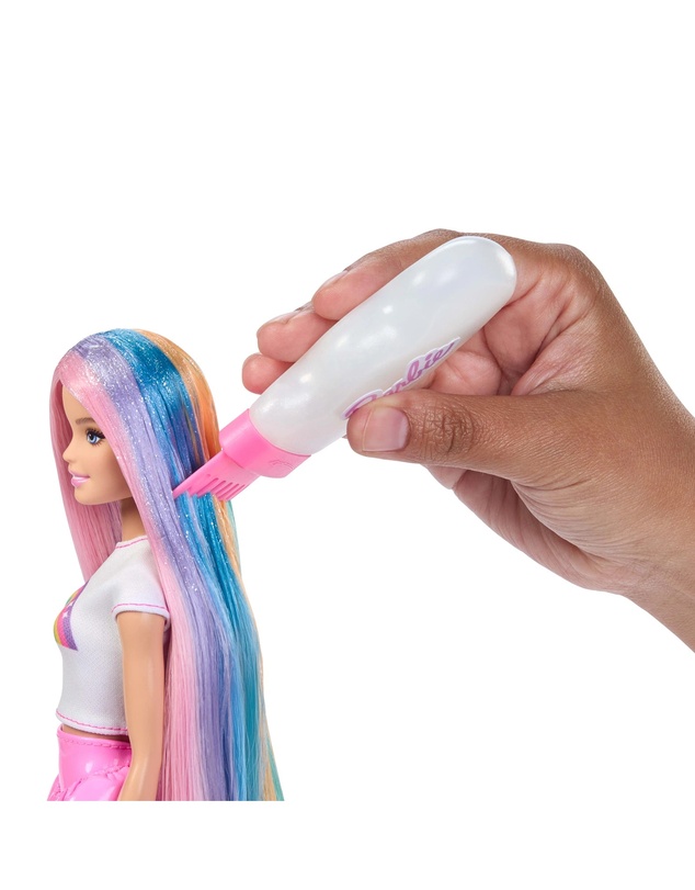 Barbie - NEW Rainbow Sparkle Hair Play 1