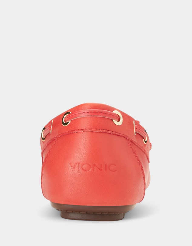 Vionic - Virginia Leather Moccasin - Cherry