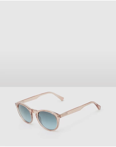 Hawkers Co - HAWKERS - Crystal Champagne Deep Blue BEL AIR Sunglasses for Men and Women UV400