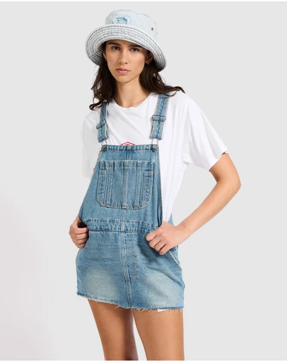 ONE TEASPOON - Sloan Mini Pini Denim Dress