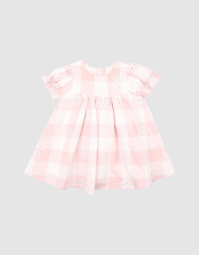 Bebe by Minihaha - Lara Cutwork Check Dress - Babies