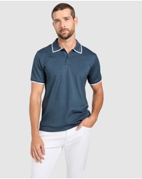 GUESS - Eco Paul Pique Tipping Polo Shirt