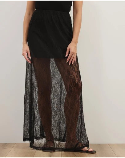 Atmos&Here - Isobel Lace Maxi Skirt