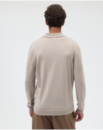 AERE - Merino Wool Knit Polo