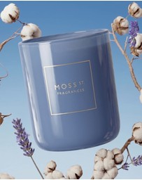 Moss St Fragrances - Clean Cotton Soy Candle 300g