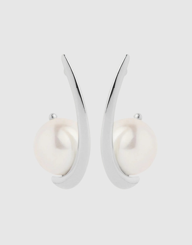 Najo - Mariselle Silver Pearl Earring