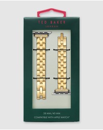 Ted Baker - Ted Baker Apple Strap - Crystal T Gold Bracelet