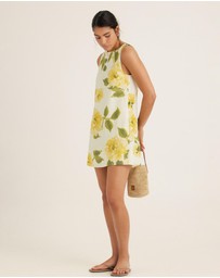 Peony - Shift Mini Dress