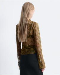 & Other Stories - Long-Sleeve Lace Top