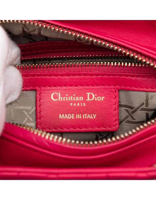 Pre-Loved by Azura Reborn - Pre-Loved Medium Lambskin Cannage Lady Dior