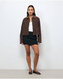 AERE - Anders Suede Look Jacket
