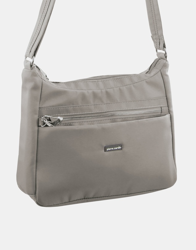 Pierre Cardin - Pierre Cardin Nylon Anti-Theft Cross Body Bag