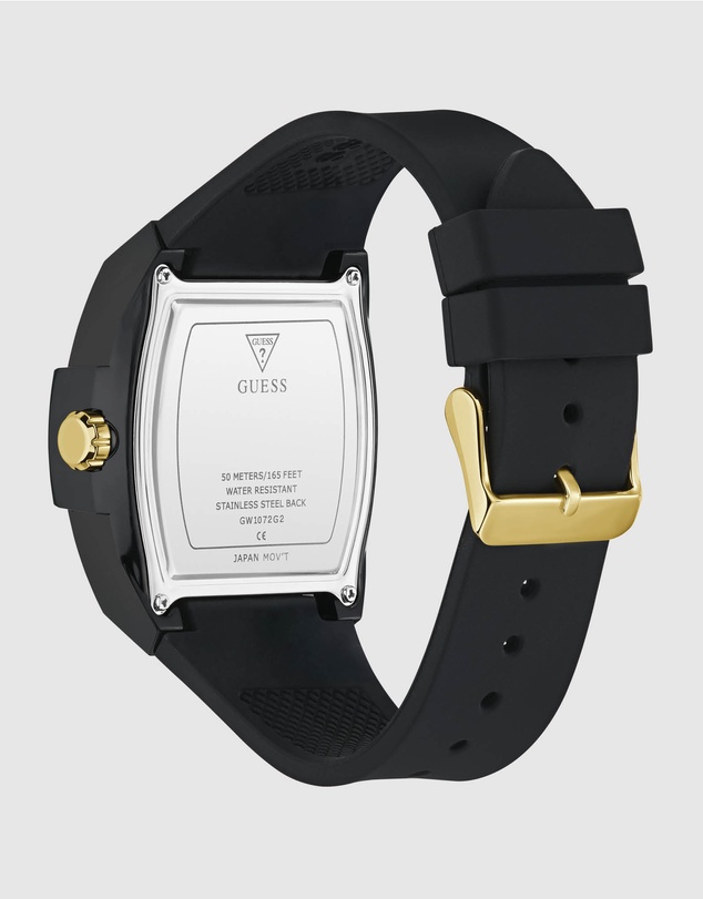 GUESS - GUESS Men's Black Analogue Watch