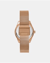 DKNY - Everyday Astoria Logo Rose Gold Stainless Steel 34mm Watch