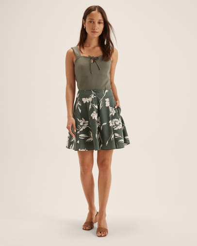 GREEN/IVORY