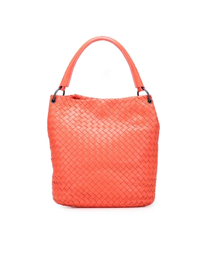 Pre-Loved by Azura Reborn - Pre-Loved Nappa Intrecciato Bucket Bag
