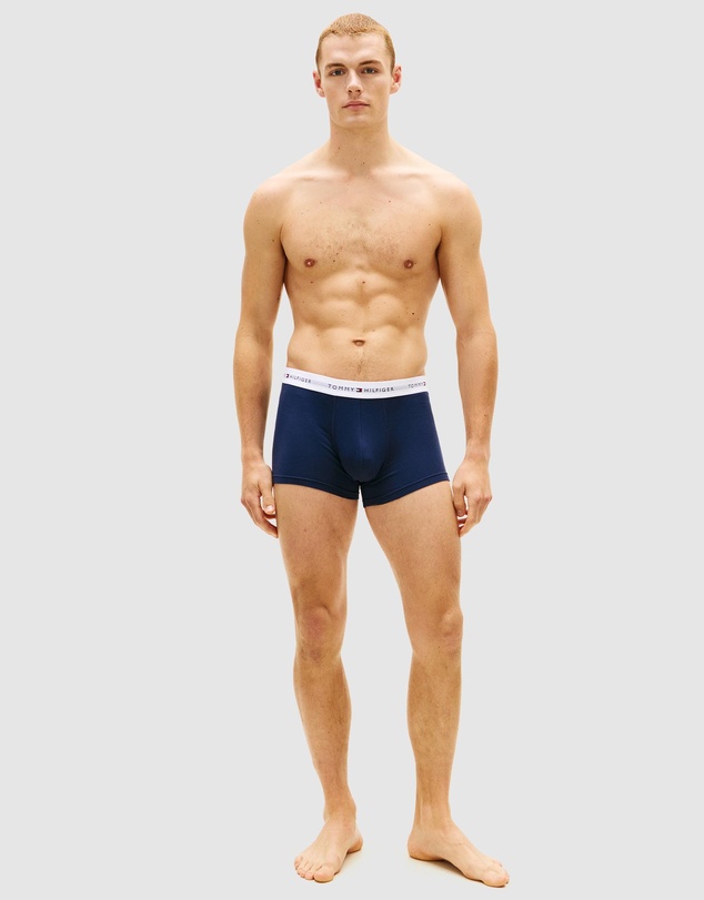 Tommy Hilfiger - 3-Pack Signature Repeat Logo Waistband Trunks