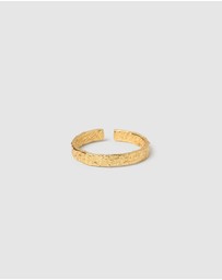 Arms Of Eve - Eros Gold Textured Ring - Small