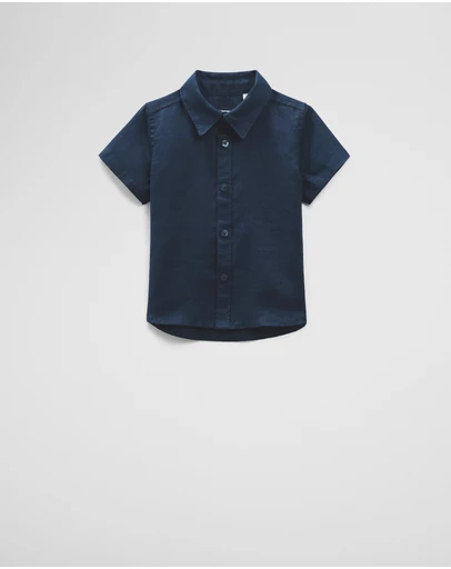 Country Road - Organically Grown Short Sleeve Linen Shirt