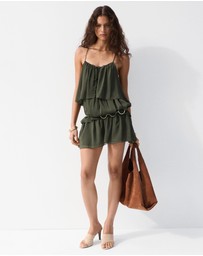 M.N.G - Short Ruffled Dress