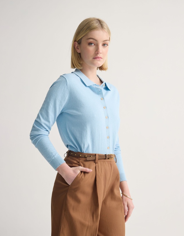 Oxford - Pinky Cashmere Cardigan