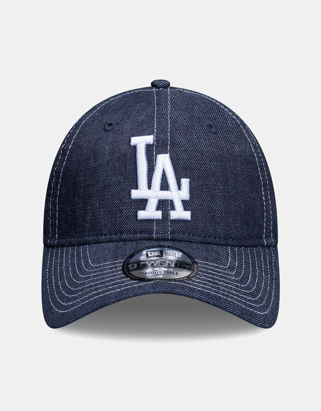 New Era - 9TWENTY Los Angeles Dodgers Washed Denim Strapback Cap