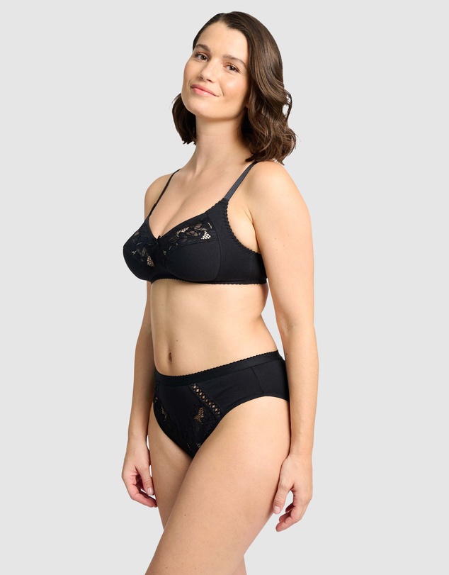 Sans Complexe - Coton D'Arum Organic Cotton Brief with Lace
