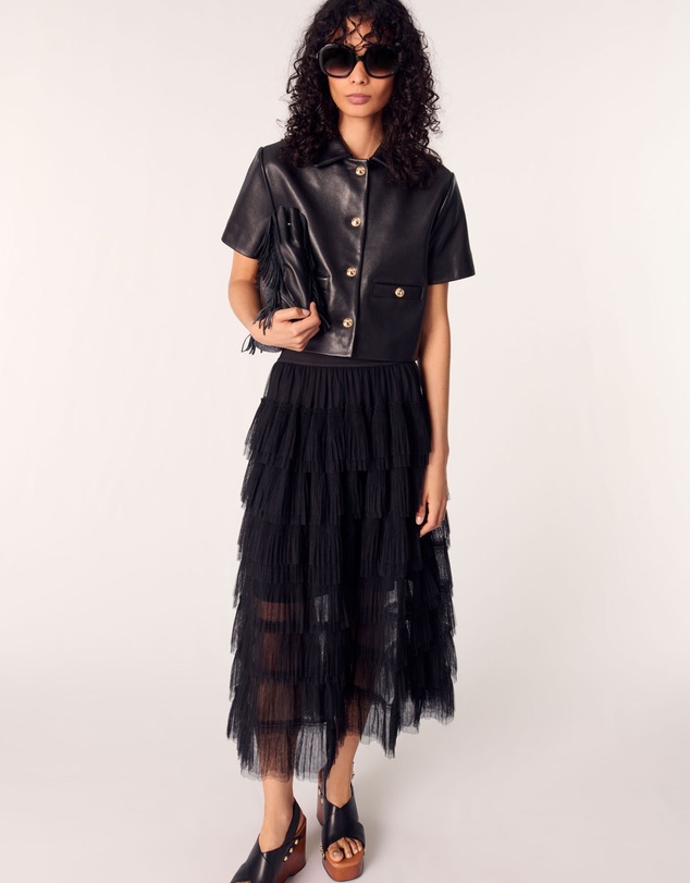 Maje - Valdom Leather Blazer