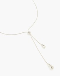 Lovisa - Waterproof Stainless Steel Pull Through Lariat Necklace