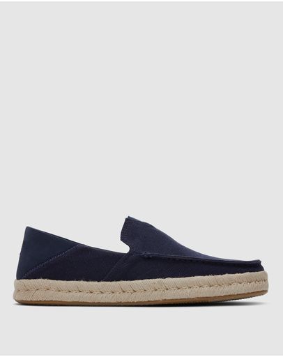 Navy Canvas/Suede