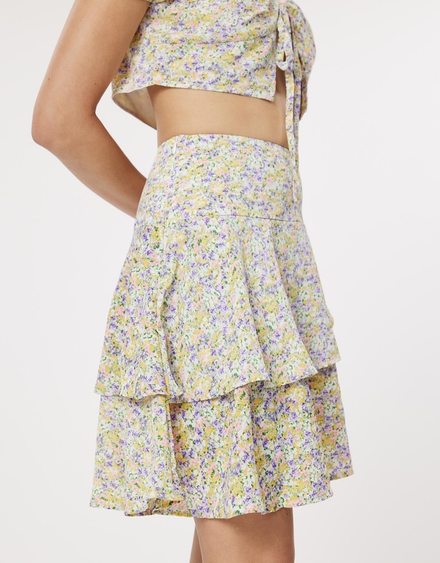 Honey and Beau - Floral Breeze Skirt